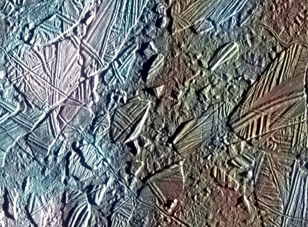 Surface d'Europe © NASA