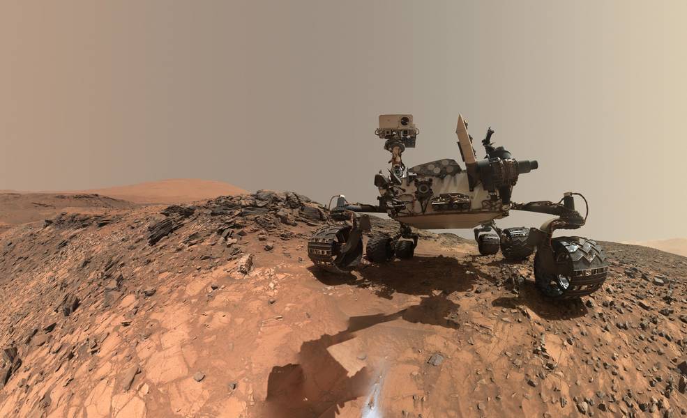 Rover Curiosity sur Mars © NASA
